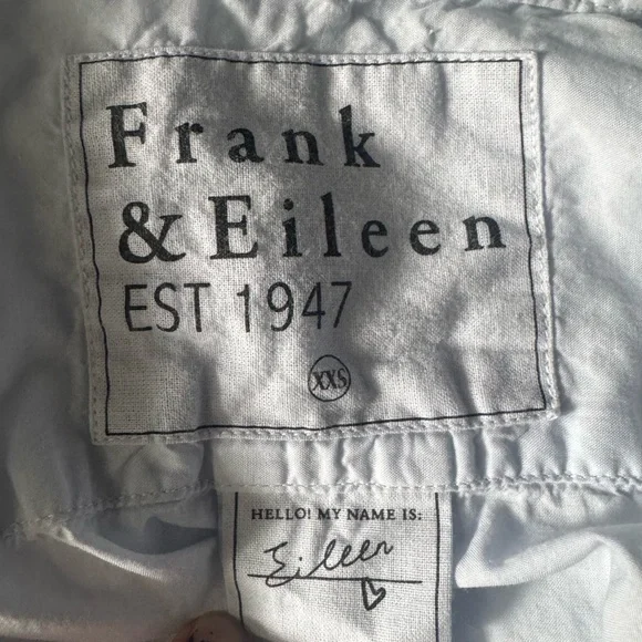 Frank & Eileen Eileen Relaxed Button-Up Shirt (Pale Blue)